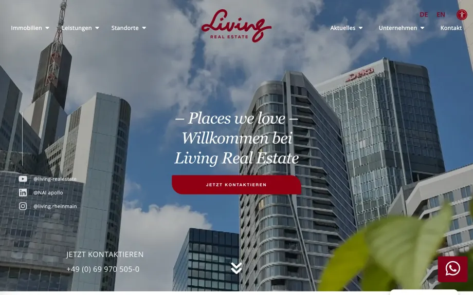 Website Living Real Estate