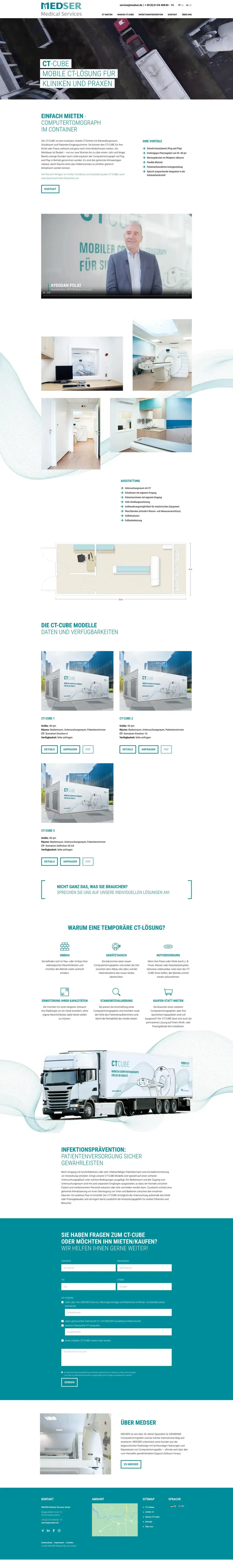 CT-CUBE – Mobile CT-Einheit