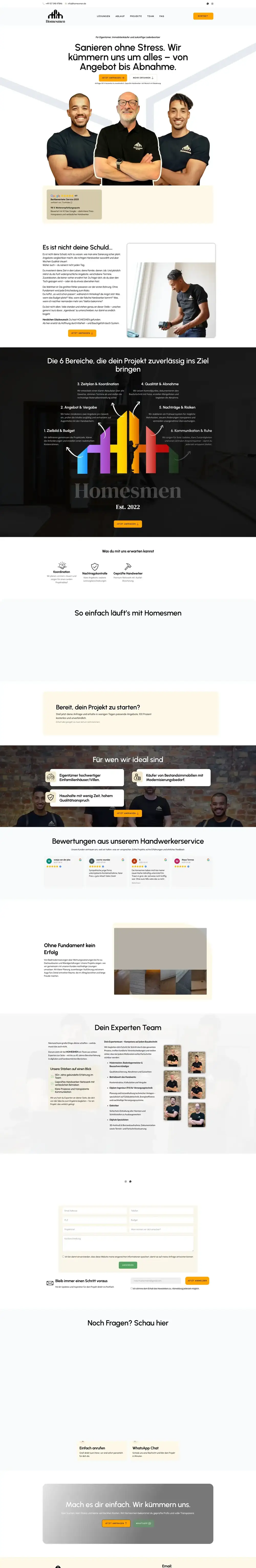 Homesmen Bau – Sanierung & Umbau